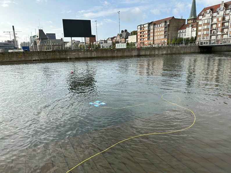 En undervandsrobot på mission i Aarhus Havn