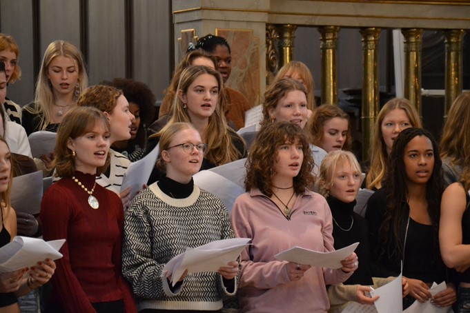 Musikklasserne synger i Domkirken